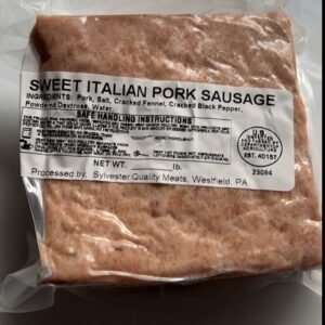 Package of Italian Sausage patties