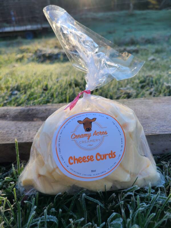 Cheddar Cheese Curds , Bulk ,5lb. – Sweet Acres Creamery